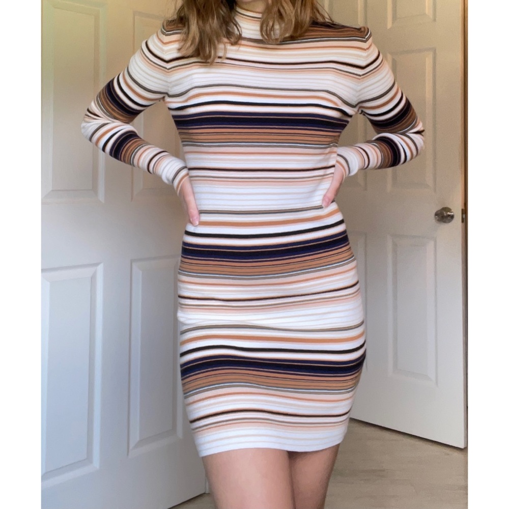 Forever 21 Striped Bodycon Dress